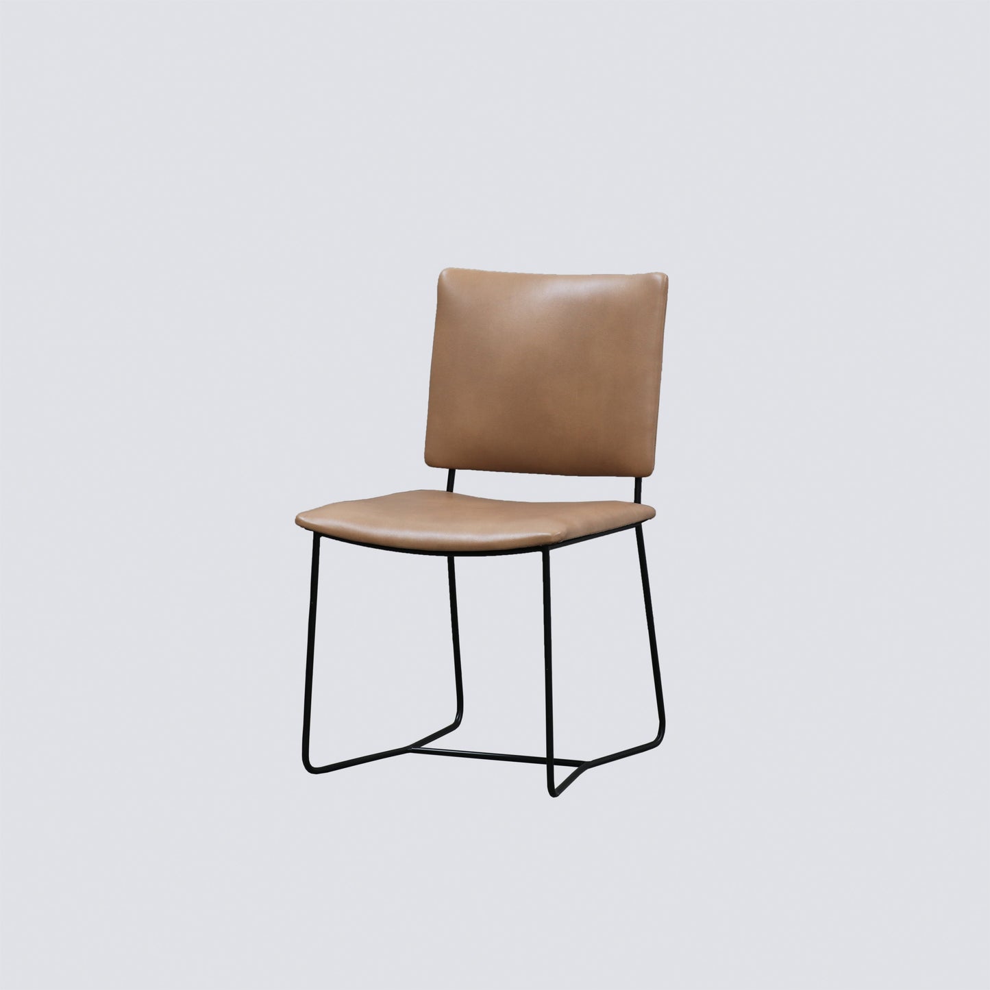 PU Cloudy Pattern Leather Dining Chair